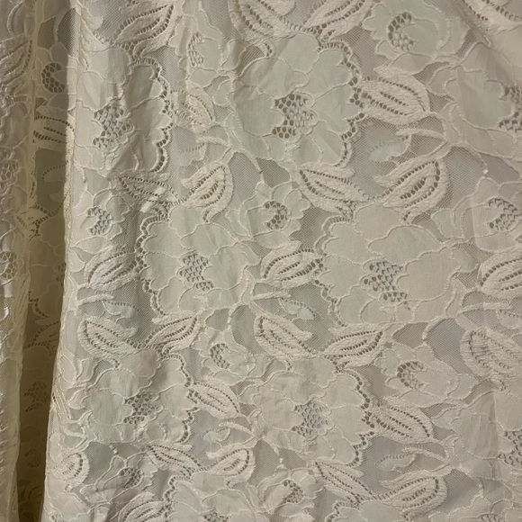 Lularoe White Lace Maxi Skirt - Picture 3 of 4